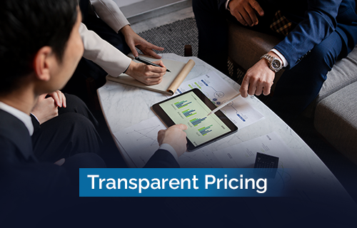 Graphic for clear and transparent freelance visa costs in UAE